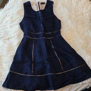Club Monaco Navy Blue Mini Dress